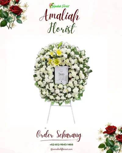 Krans Bunga Duka Cita di Plembutan