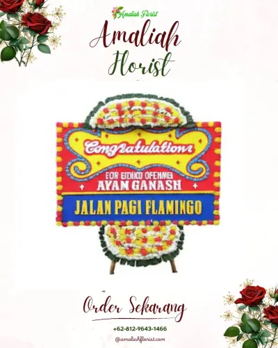 Bunga Papan Congratulation di Plembutan